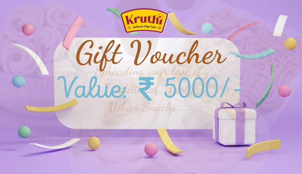 Kruthi Snacks Gift Voucher